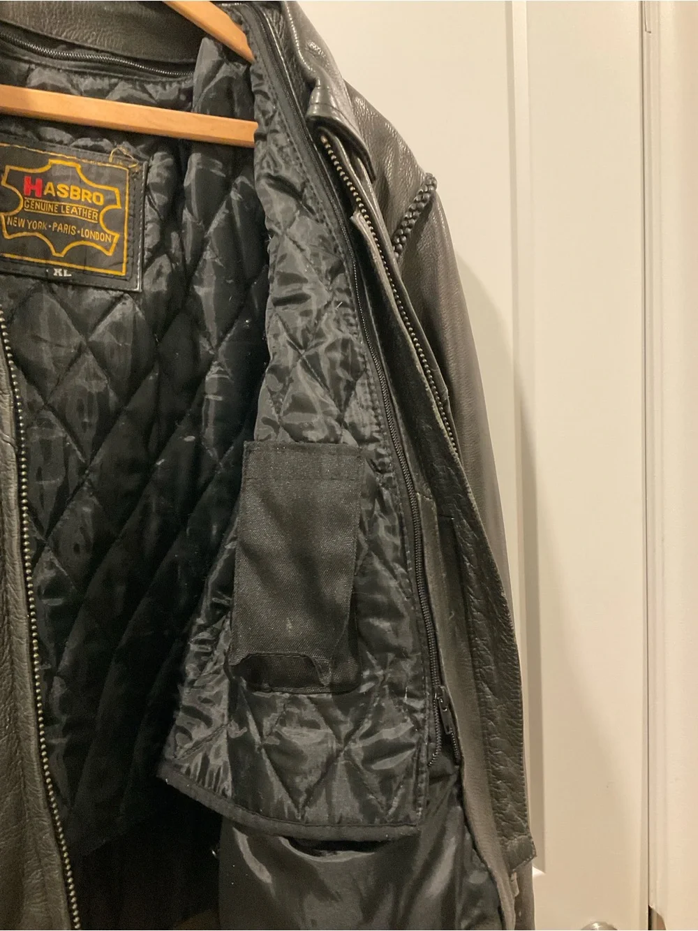 HASBRO Women’s Genuine Leather Motorcycle Jacket